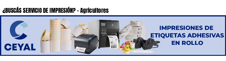 ¿BUSCÁS SERVICIO DE IMPRESIÓN? - Agricultores