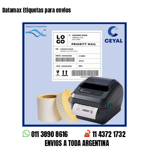 Datamax Etiquetas para envios