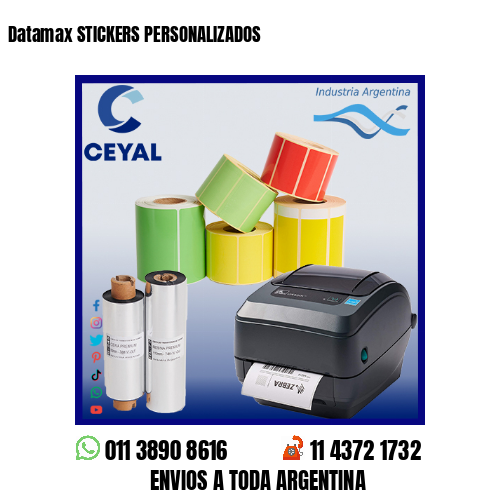 Datamax STICKERS PERSONALIZADOS