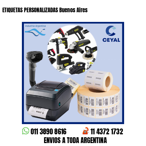 ETIQUETAS PERSONALIZADAS Buenos Aires