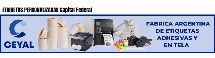 ETIQUETAS PERSONALIZADAS Capital Federal 