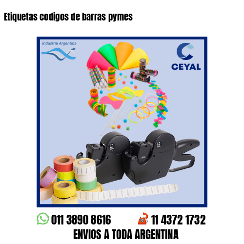 Etiquetas codigos de barras pymes