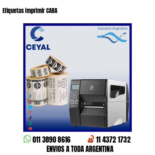 Etiquetas imprimir CABA