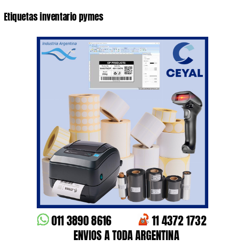 Etiquetas inventario pymes