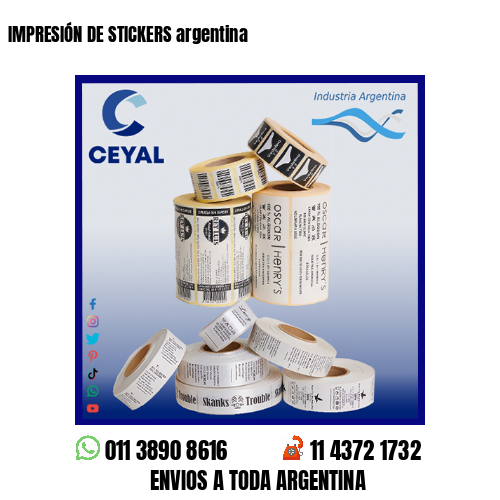 IMPRESIÓN DE STICKERS argentina