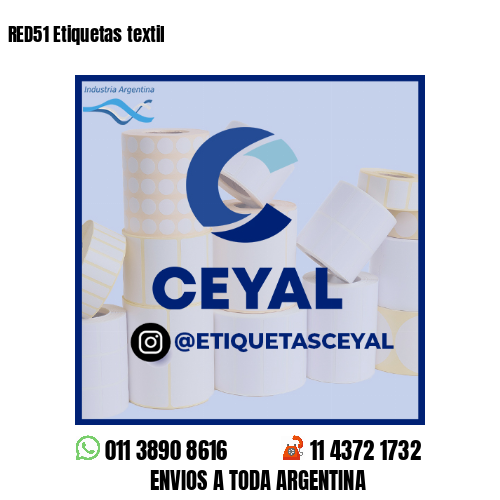 RED51 Etiquetas textil