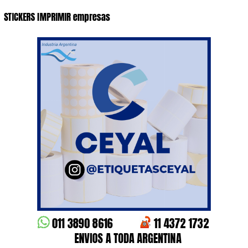 STICKERS IMPRIMIR empresas 
