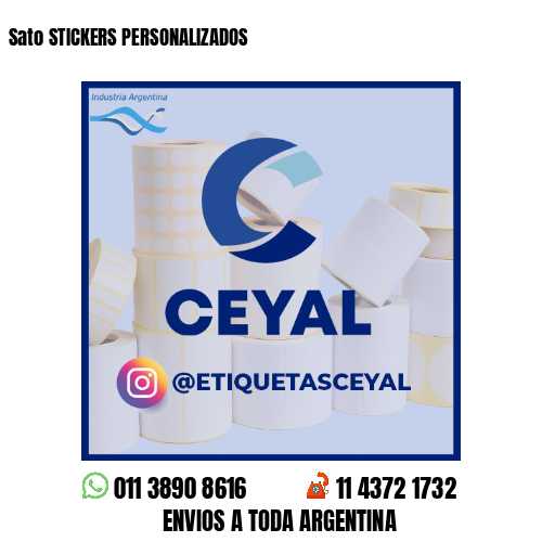 Sato STICKERS PERSONALIZADOS