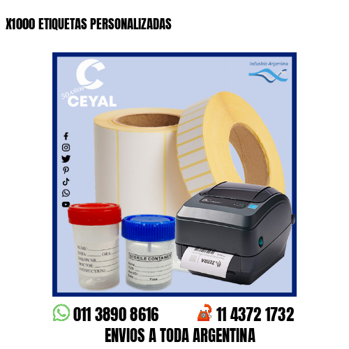X1000 ETIQUETAS PERSONALIZADAS