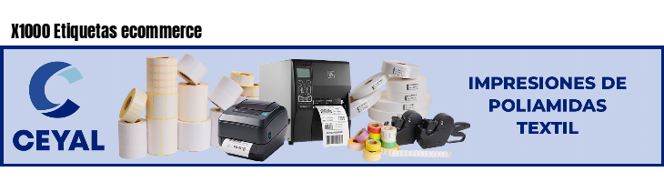 X1000 Etiquetas ecommerce