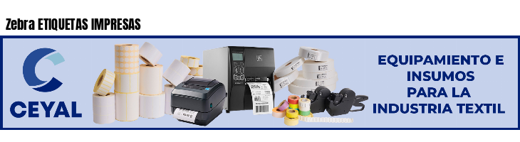Zebra ETIQUETAS IMPRESAS