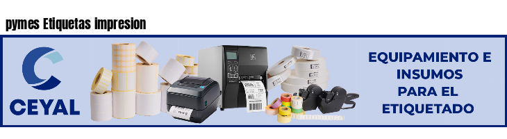 pymes Etiquetas impresion