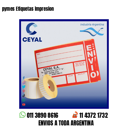 pymes Etiquetas impresion