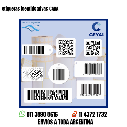 etiquetas identificativas CABA