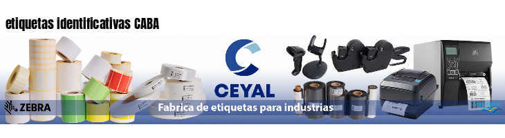 etiquetas identificativas CABA