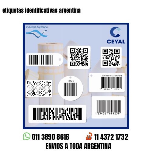 etiquetas identificativas argentina