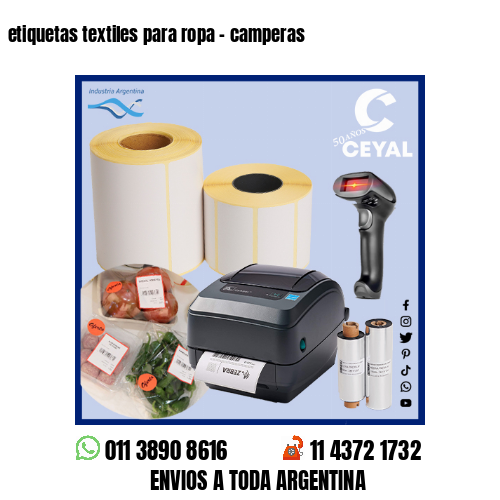 etiquetas textiles para ropa – camperas