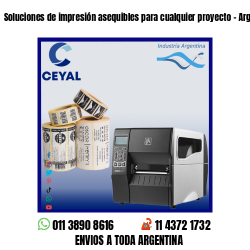 Soluciones de impresión asequibles para cualquier proyecto – Argentina