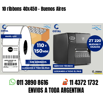 10 ribbons 40x450 - Buenos Aires