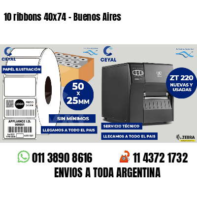 10 ribbons 40x74 - Buenos Aires