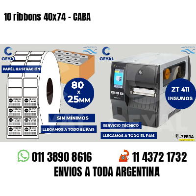 10 ribbons 40x74 - CABA