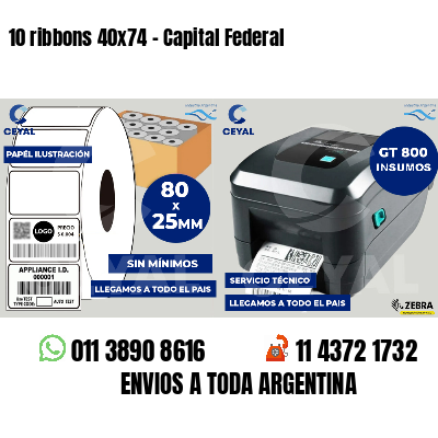 10 ribbons 40x74 - Capital Federal