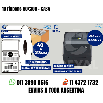 10 ribbons 60x300 - CABA