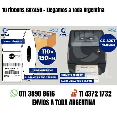 10 ribbons 60x450 - Llegamos a toda Argentina