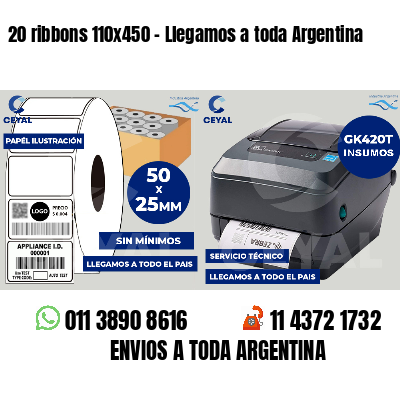 20 ribbons 110x450 - Llegamos a toda Argentina