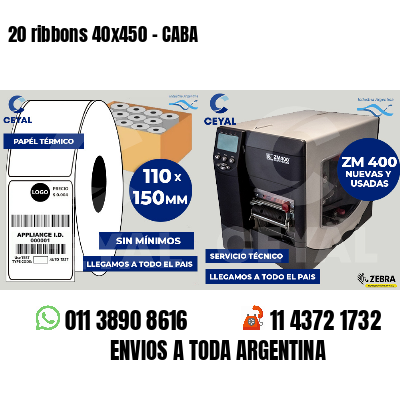 20 ribbons 40x450 - CABA