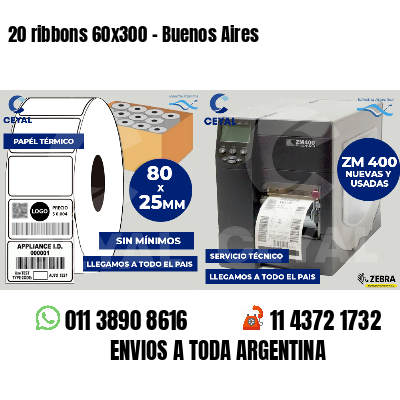 20 ribbons 60x300 - Buenos Aires