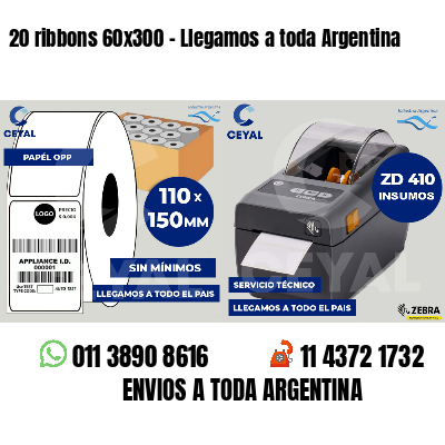 20 ribbons 60x300 - Llegamos a toda Argentina