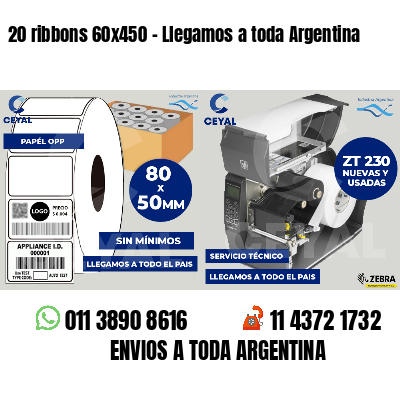 20 ribbons 60x450 - Llegamos a toda Argentina