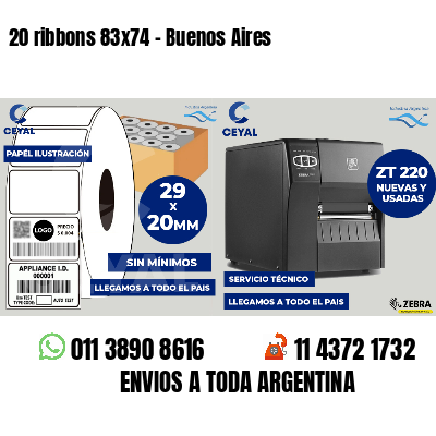 20 ribbons 83x74 - Buenos Aires
