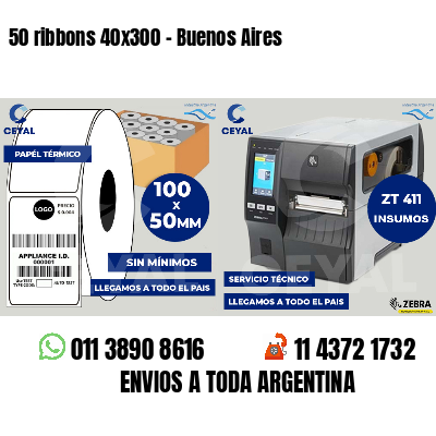 50 ribbons 40x300 - Buenos Aires