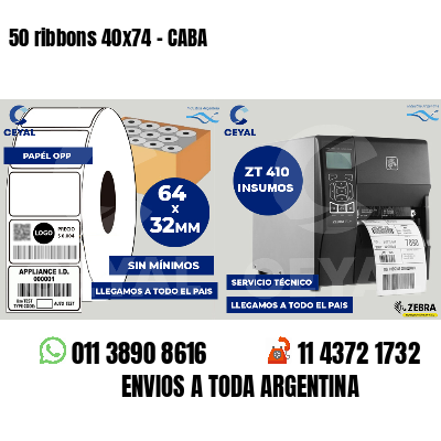50 ribbons 40x74 - CABA
