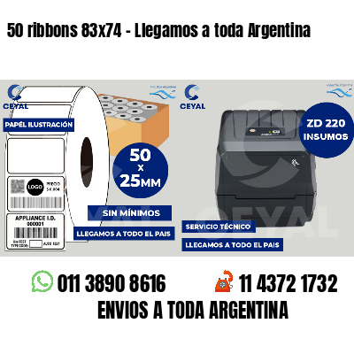 50 ribbons 83x74 - Llegamos a toda Argentina