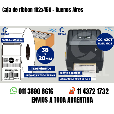 Caja de ribbon 102x450 - Buenos Aires