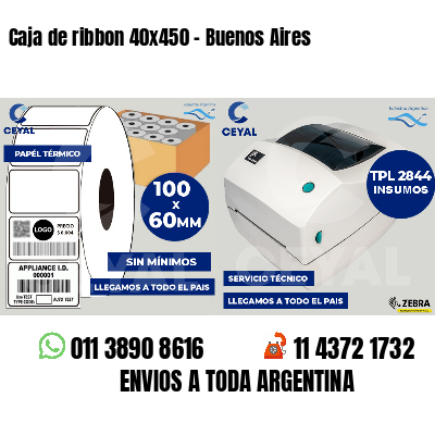 Caja de ribbon 40x450 - Buenos Aires