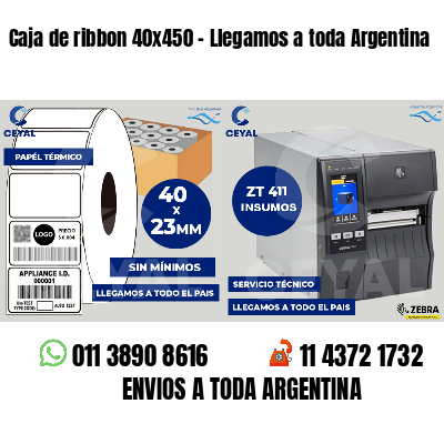 Caja de ribbon 40x450 - Llegamos a toda Argentina