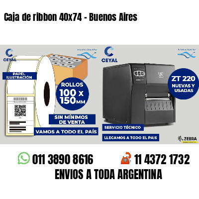 Caja de ribbon 40x74 - Buenos Aires