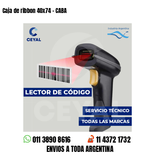 Caja de ribbon 40x74 - CABA