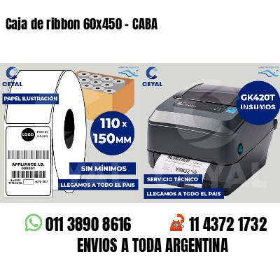 Caja de ribbon 60x450 - CABA