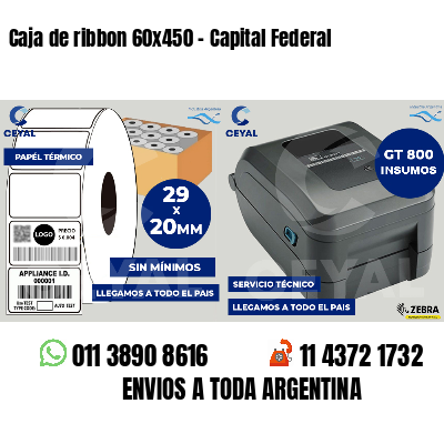 Caja de ribbon 60x450 - Capital Federal