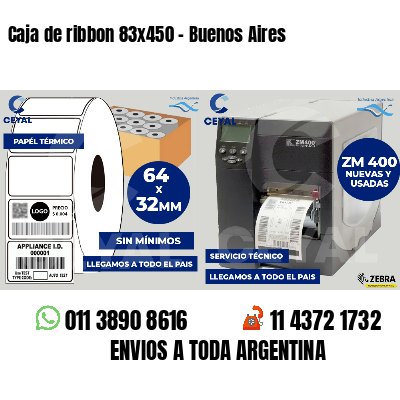 Caja de ribbon 83x450 - Buenos Aires