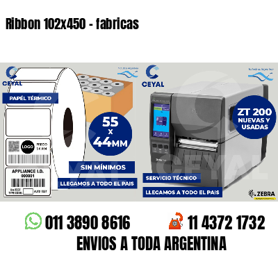 Ribbon 102x450 - fabricas