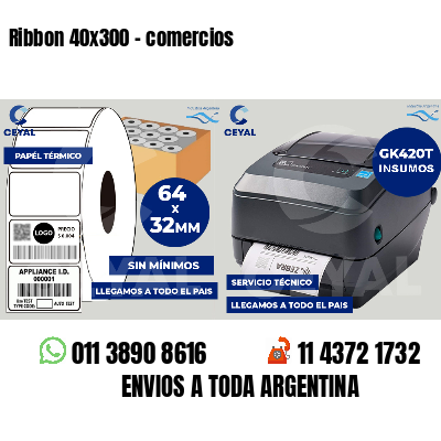 Ribbon 40x300 - comercios