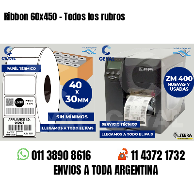 Ribbon 60x450 - Todos los rubros