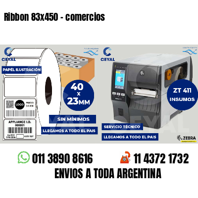 Ribbon 83x450 - comercios