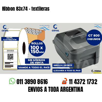 Ribbon 83x74 - textileras